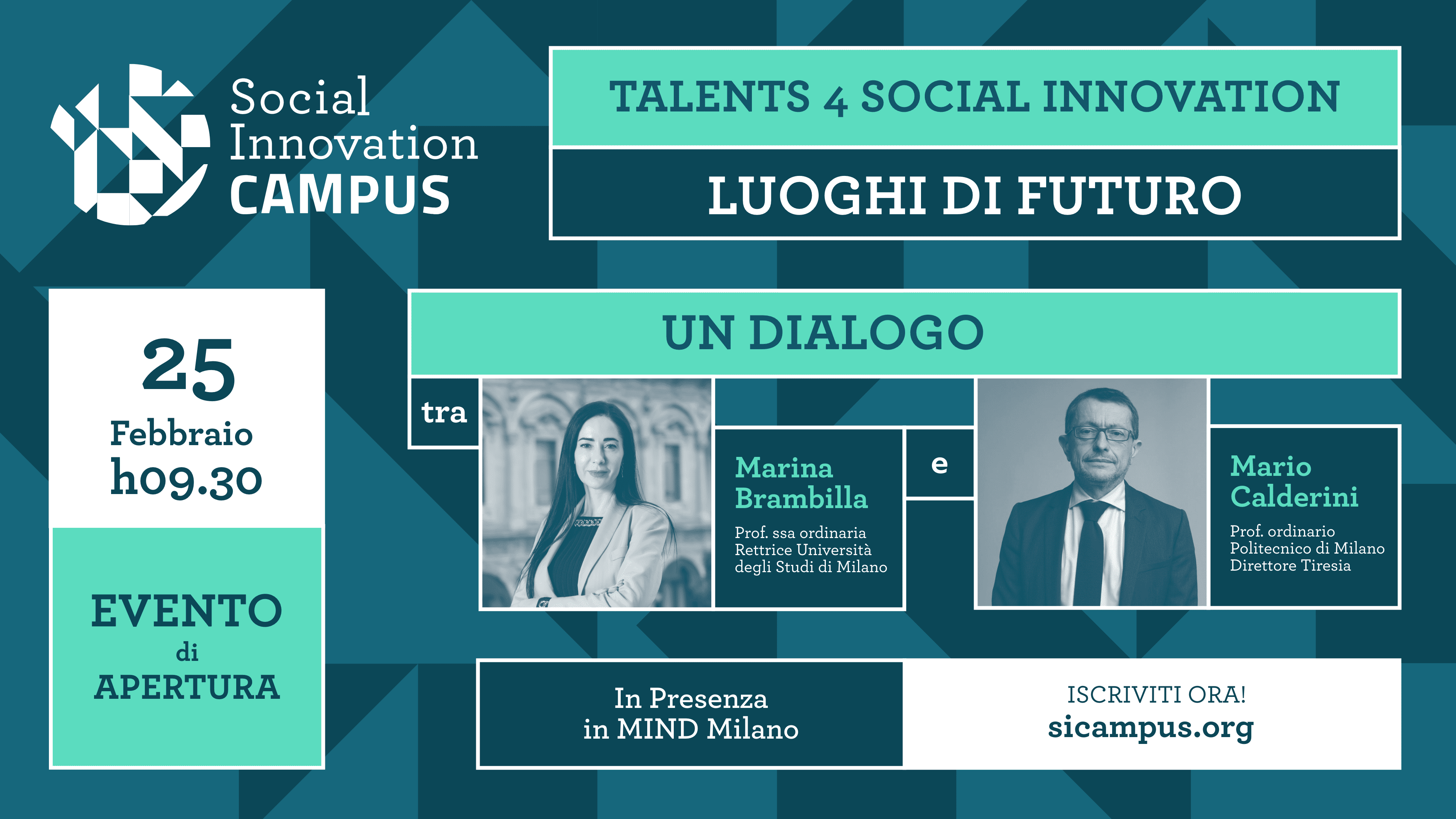 EVENTO DI APERTURA 2026 - Social Innovation Campus